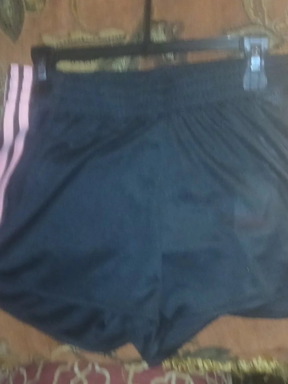 adidas Athletic Shorts in Black & Pink Size Medium NWT